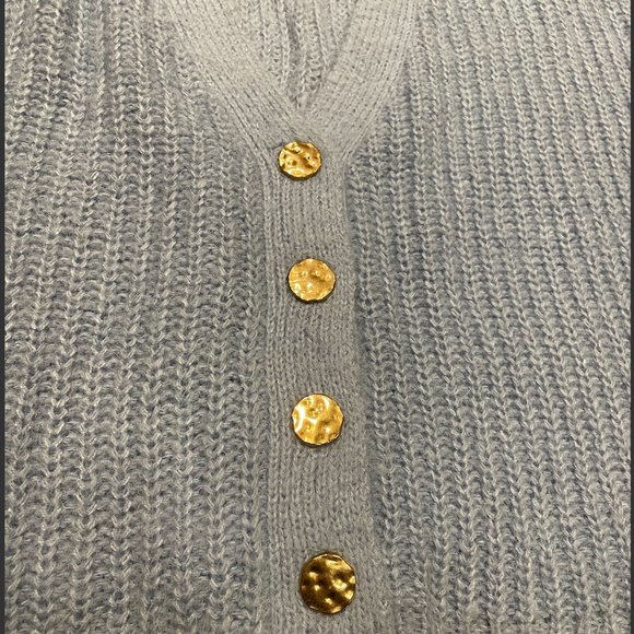 brand new, woman's blue cardigan, size s/m - Picture 2 of 6